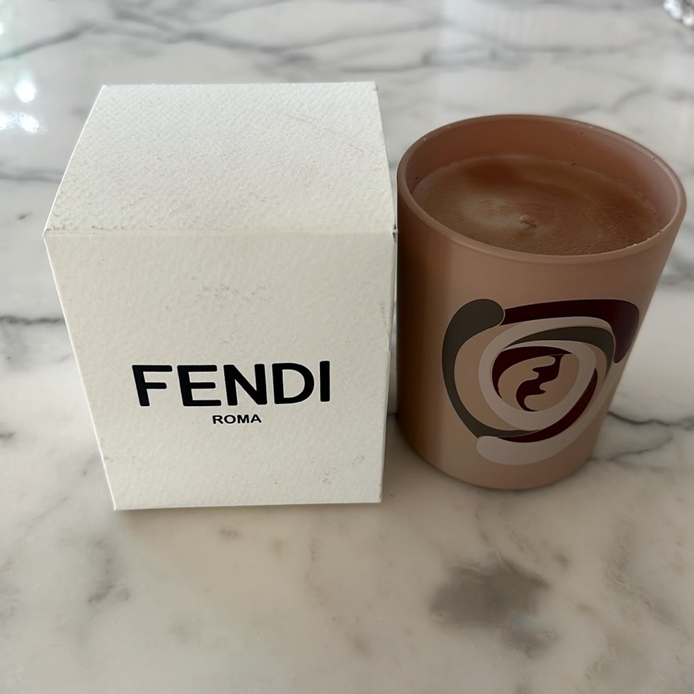 NIB FENDI Candle- Tan